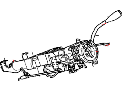 Dodge Ram 3500 Steering Column - 5057397AD