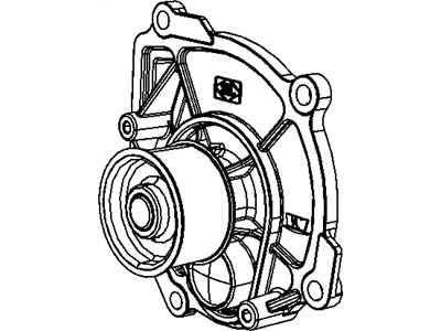Jeep 68027359AA PUMP Water