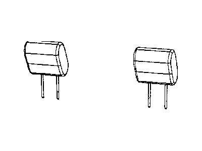 Jeep 1FK911D5AA HEADREST Rear