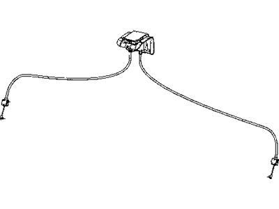 Jeep 68002964AA CABLE REAR SEAT RELEASE