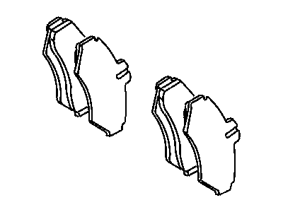 2004 Dodge Sprinter 3500 Brake Pad - V2013550BB