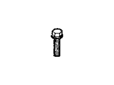 Jeep 6102037AA SCREW AND WASHER Hex Head M10x1.50x35