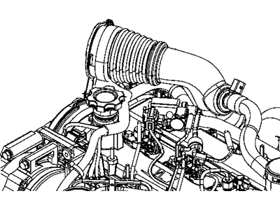 Ram 4809887AB HOSE Oil Separator