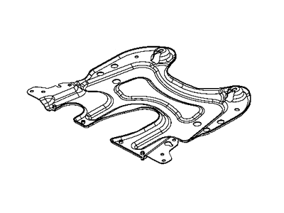 Jeep 68265140AB SKID PLATE Front