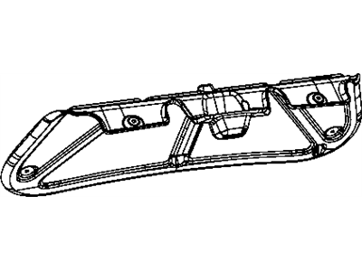 Dodge 55315183AB COVER Decklid Interior Trim
