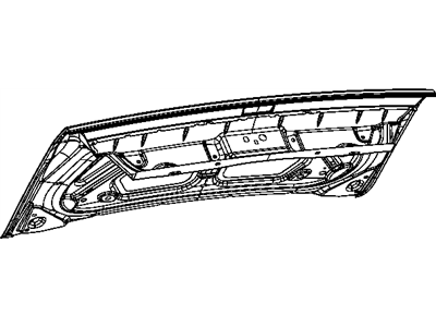 Mopar 68044234AI Trunk Lid, Rear