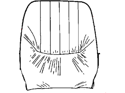 Dodge 1CA261D1AA COVER Front Seat Back