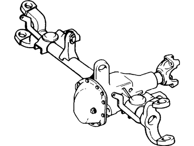 Jeep 4882337AB AXLE Service Front