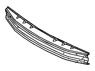 Chrysler 5288789AD REINFORCEMENT Front Bumper