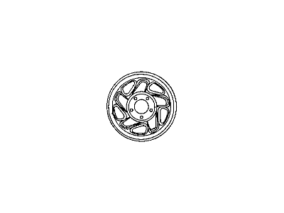 Dodge 52057938AB WHEEL Steel