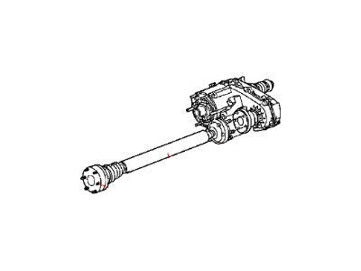 Jeep 52111591AA SHAFT Drive Front