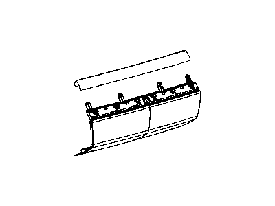 Mopar 68111636AA Bezel, Rear
