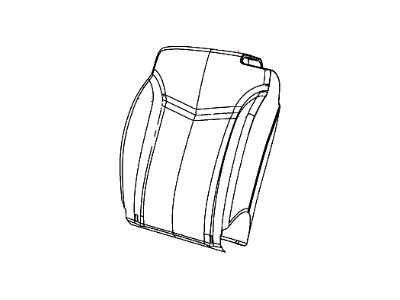 Mopar 1UM95DX9AA Cover Front Seat Back
