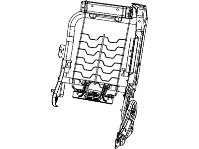 Mopar 1HM131DBAA Handle Seat Back Includes Cable