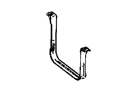 Mopar 68021750AA Strap Fuel Tank, Rear