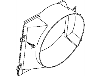 Dodge 52029011AB SHROUD Fan