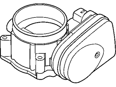 Dodge Ram 2500 Throttle Body - 53032120AB