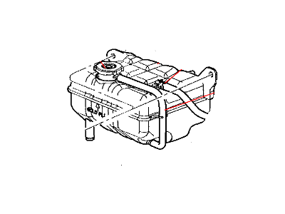 Jeep 52079848AA BOTTLE Coolant Recovery