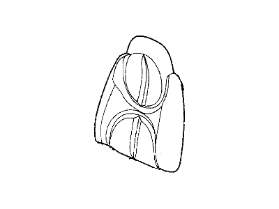 Dodge UT521DVAA COVER Seat Back Driver