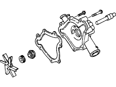 Dodge 53021018AD PUMP Water