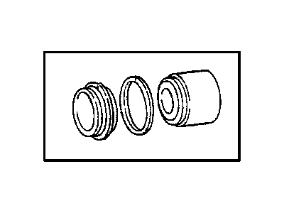 Chrysler 5018909AA PISTON KIT Front Brake