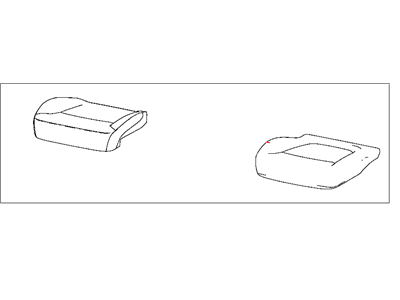 Dodge 5SP83DX9AA COVER Front Seat Cushion Right or Left