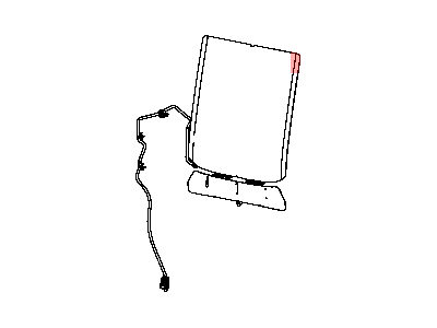 Dodge 1UK76JR6AA HEADREST Front