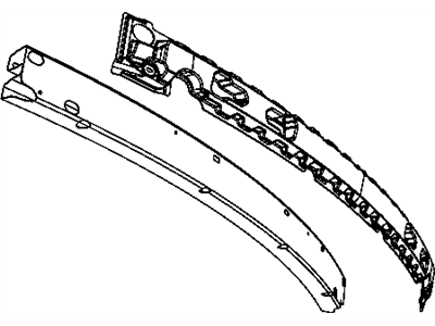 Mopar 5113097AA Reinforcement Rear Bumper