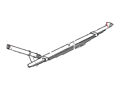 Dodge 52106152AF SPRING Rear Leaf