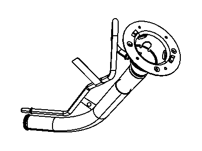 Ram 52013208AB TUBE Fuel Filler