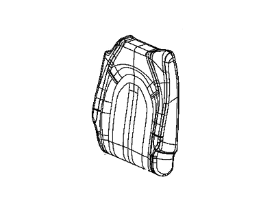 Mopar 6ED03DX9AA Cover Rear Quad Seat Back