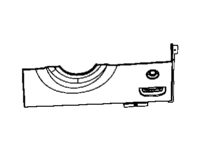 Dodge Magnum Steering Column Cover - 1DK30XT1AA