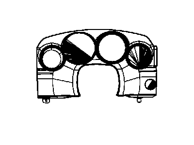 Mopar 68041074AA Cluster Bezel