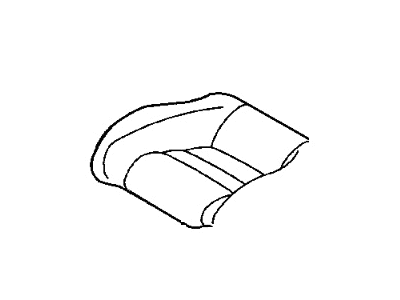 Chrysler MN121012YA COVER Rear Seat Cushion