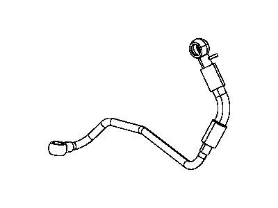 Dodge 68096425AA HOSE AND TUBE Turbocharger Oil Feed