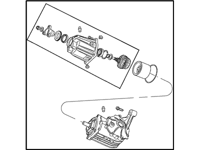 Chrysler 5110008AD BDORC/VISCOUS UNIT KIT Rear axle