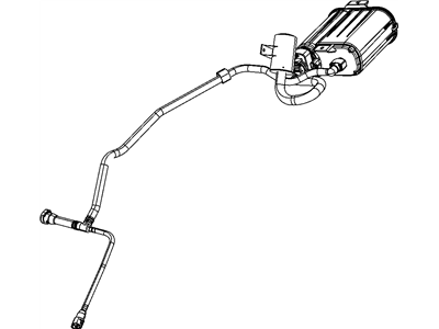 Chrysler 5085454AC HOSE Canister to Vapor Line