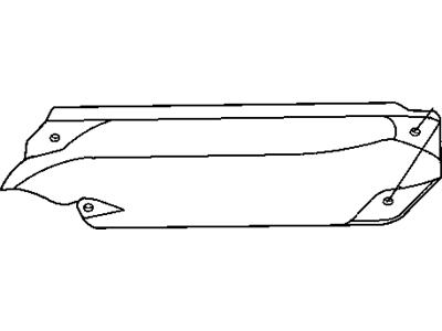 Mopar 53030814AH Heat Shield, Passenger Side