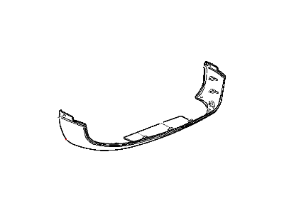 Mopar 55076779 Bumper Center Bracket, Front