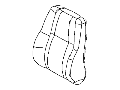 Jeep 1QC42XDVAA COVER Front Seat Back