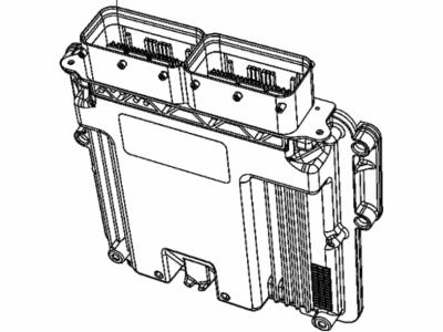 Jeep Wrangler Engine Control Module - 68256850AA