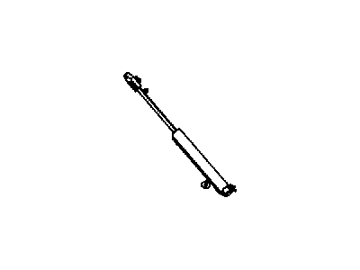 Mopar 68026960AA Lift Cylinder, Rear Passenger Side