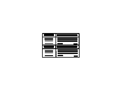 Chrysler 5102657AA LABEL Fuse Block
