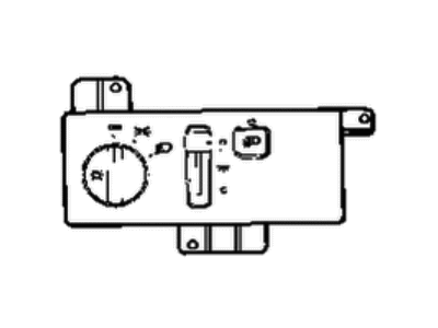 Jeep 56009212 SWITCH, POD, Headlamp/Rear Fog Lp./Headlamp Leveling (Left)