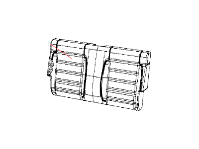 Jeep 1YW95DX9AA COVER Rear Seat Back