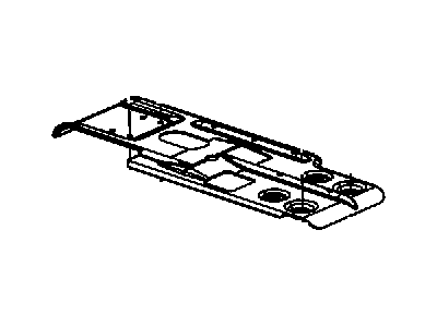 Ram 68089777AB SKID PLATE Front Axle/Transfer Case