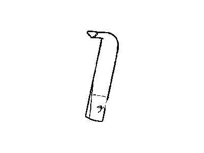 Chrysler SF22MF1AE MOLDING Liftgate