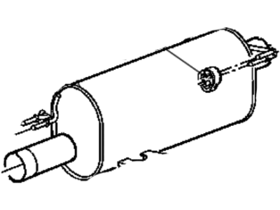 2004 Dodge Ram 1500 Muffler - 55366105AA