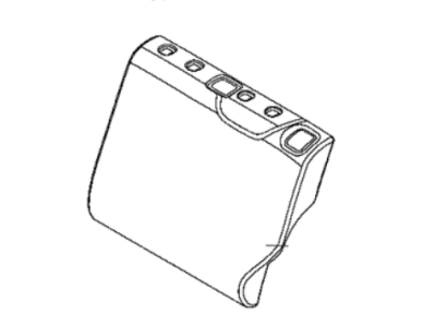 Mopar 7AD29U00AA Cover Rear Seat Back