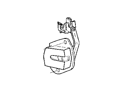 Dodge 4717371 STOP Fuel Filler Door To Sliding Door Lockout